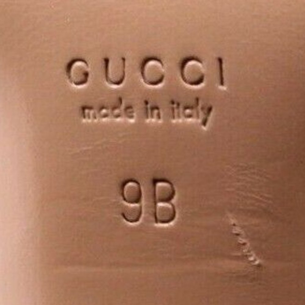 Very Rare Gucci~GG Monogram Bamboo Pointy Toe Heels 8.5-9 - Picture 3 of 8